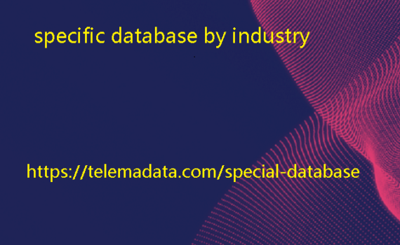 specific database by industry