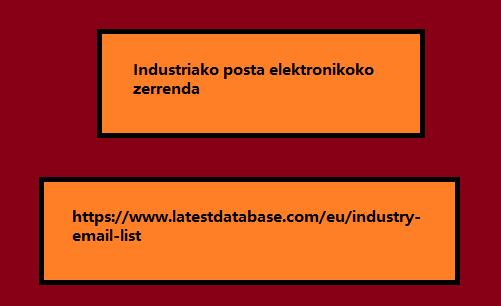 Industriako posta elektronikoko zerrenda