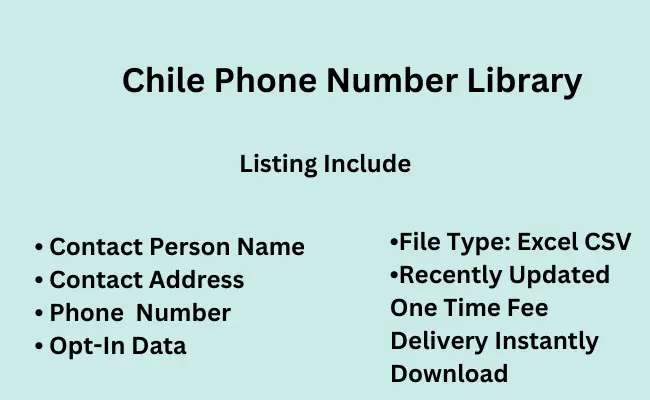 Chile phone number library