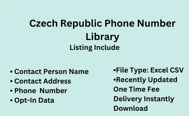 Czech Republic phone number library