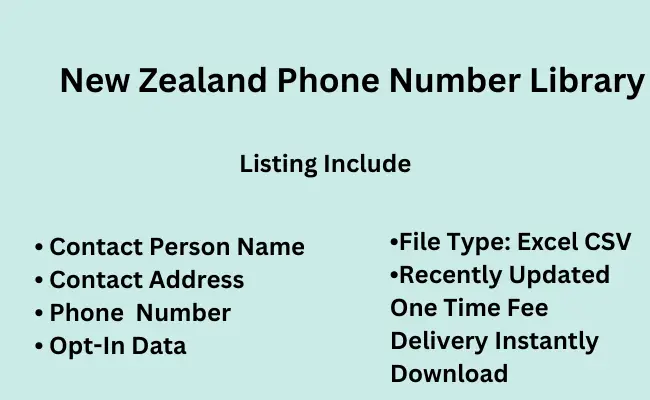 New Zealand phone number library